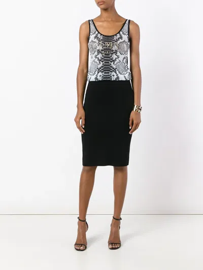 Balmain Printed Vest In Multi