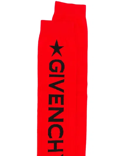Givenchy Printed Socks In Purple
