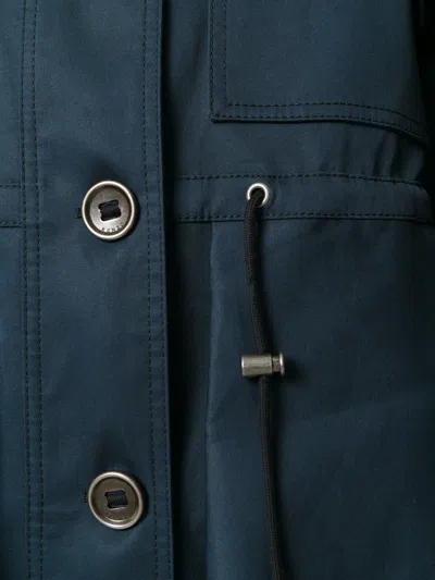Kenzo Oversized Parka In Blue