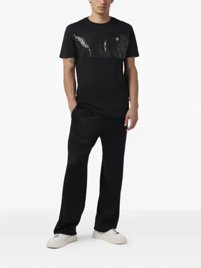 Billionaire Monogram T-shirt In Black