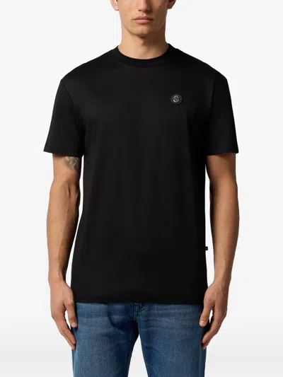 Billionaire Round-neck Logo-patch T-shirt In Multi