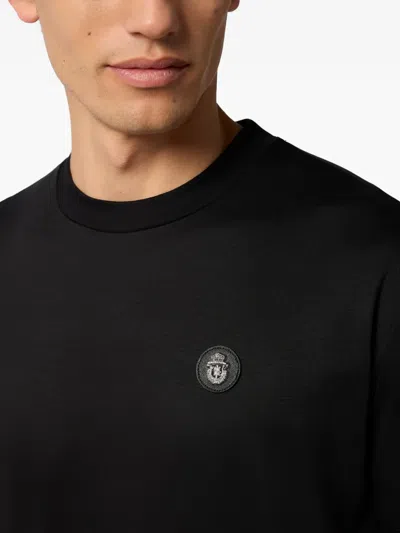 Billionaire Round-neck Logo-patch T-shirt In Multi