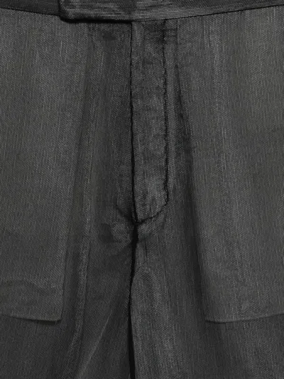 Sapio Textured Shorts In Black