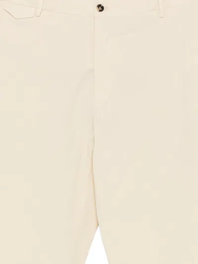 Dell'oglio Belt-loops Front-button Trousers In Neutral