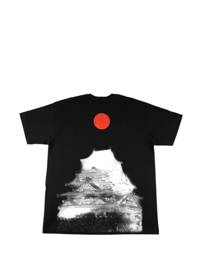 Kith Osaka Castle T-shirt In Black