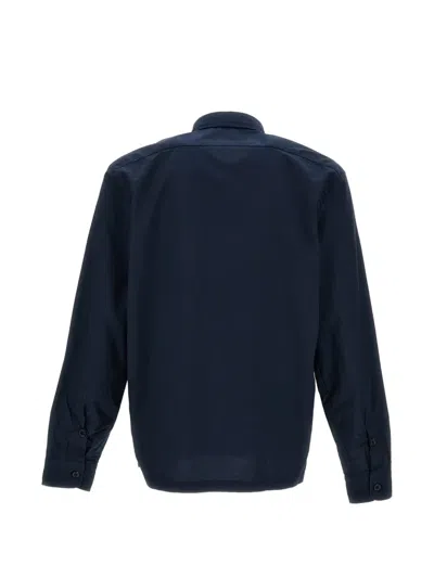 Bd Baggies Button-flap-pocket Shirt In Blue