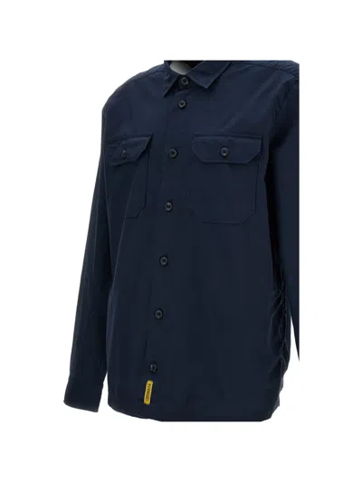 Bd Baggies Button-flap-pocket Shirt In Blue