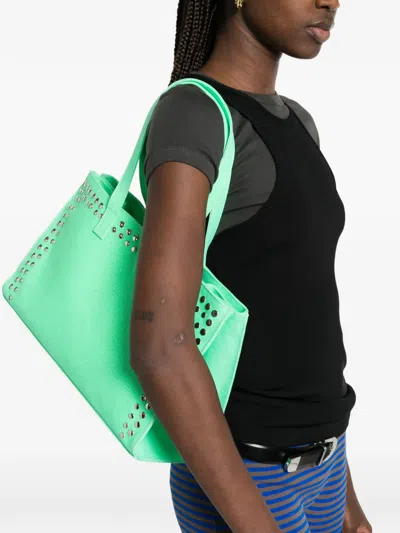 Gimaguas Stud-embellished Backpack In Green