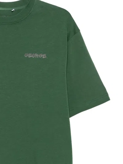 George Logo-print Short-sleeve T-shirt In Multi