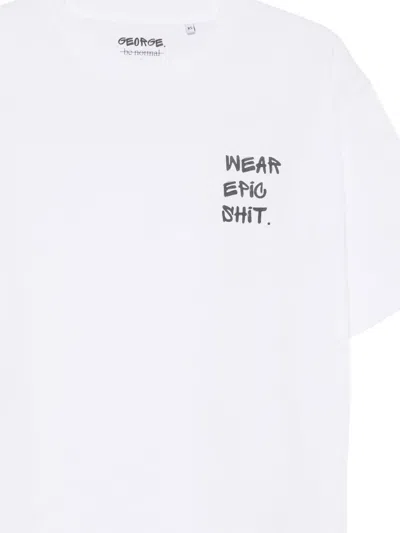 George Logo-print T-shirt In Multi