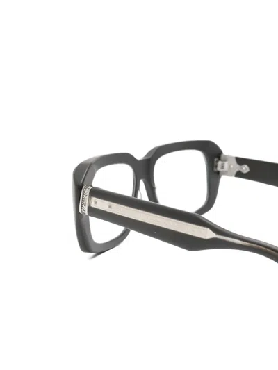 Matsuda Square-frame Glasses In Black