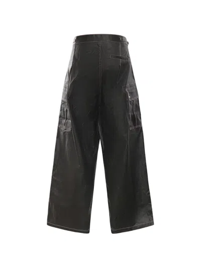 Pdf Contrast-stitch Cargo Pants In Black