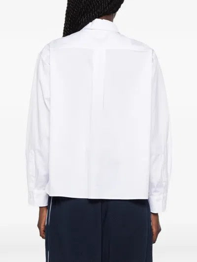 Kenzo Buttoned Shirt In White