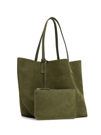 Mansur Gavriel Everyday Soft Suede Tote In Green