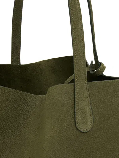 Mansur Gavriel Everyday Soft Suede Tote In Green