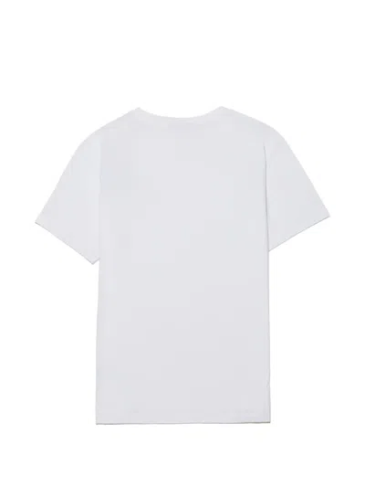 Mc2 Saint Barth Embroidered T-shirt In White
