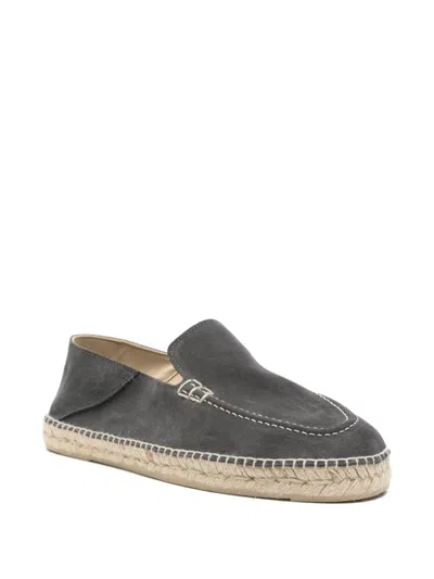 Manebi Contrast-stitched Espadrilles In Multi