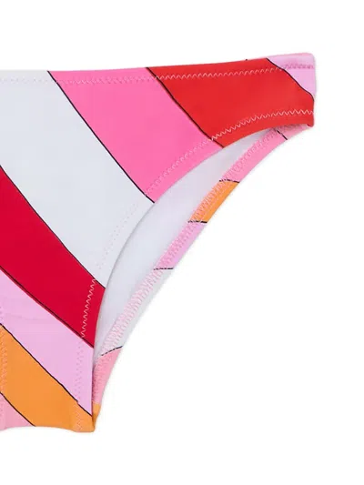 Pucci Junior Bikini Set With Printed Bottoms In Multi