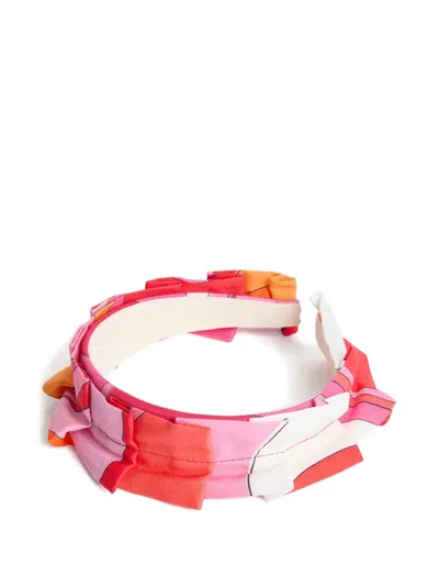 Pucci Junior Onde Print Headband In Pattern