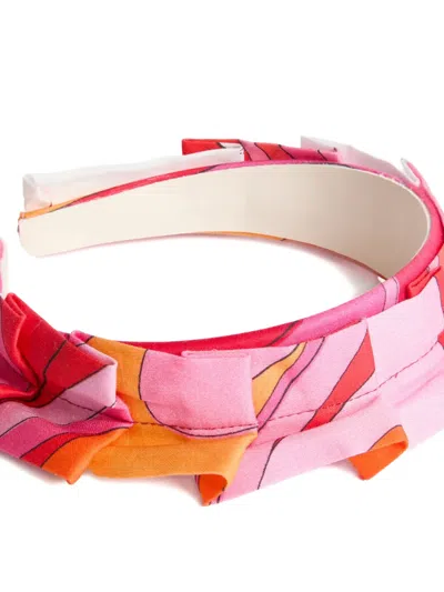 Pucci Junior Onde Print Headband In Pattern