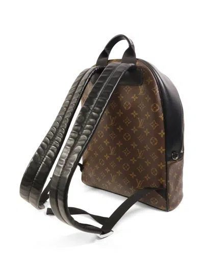 Pre-owned Louis Vuitton Josh Backpack In Brown