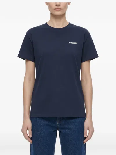 Muzaradi Logo-print Graphic-back T-shirt In Multi