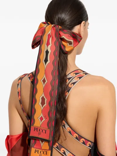 Pucci Mixed-print Silk Twill In Multi