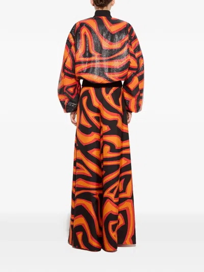 Pucci Labirinto Print Bomber Jacket In Multi