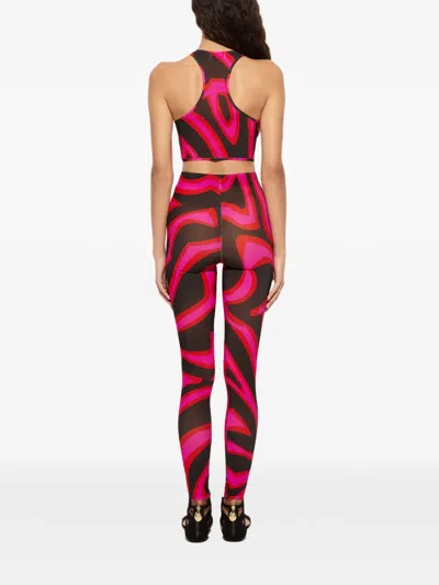 Pucci Labirinto-print Leggings In Multi