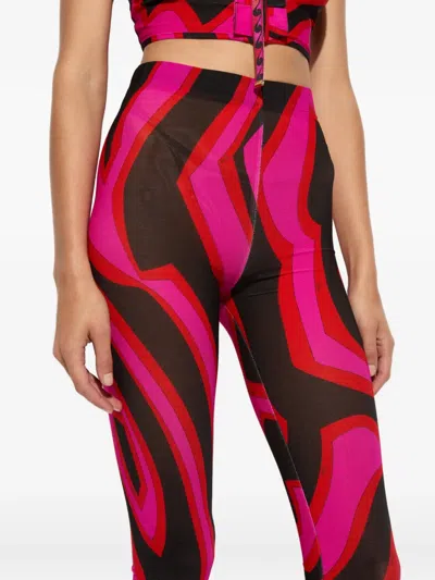 Pucci Labirinto-print Leggings In Multi