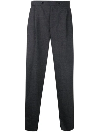 Kolor Front Pleat Tailored Trousers In Grey