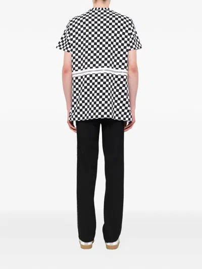 Givenchy Podium Check-pattern T-shirt In Black