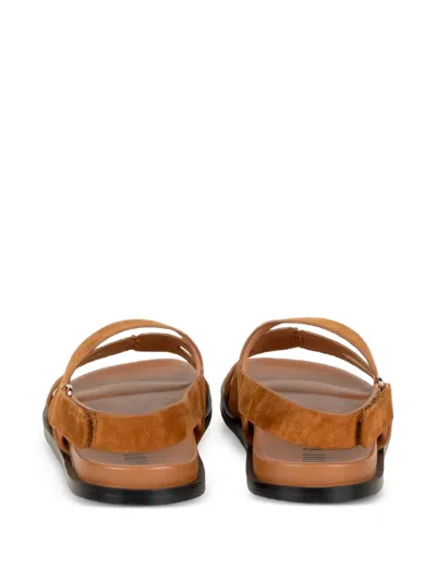 Bibi Lou Mindy Cut-out Touch-strap Sandals In Brown