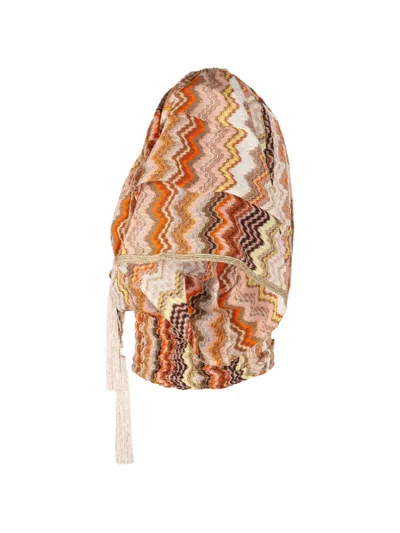 Pho® Firenze Zigzag-pattern Tassel-detail Blouse In Multi