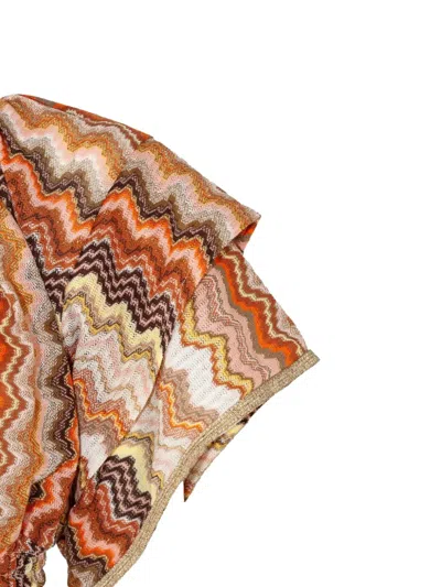 Pho® Firenze Zigzag-pattern Tassel-detail Blouse In Multi