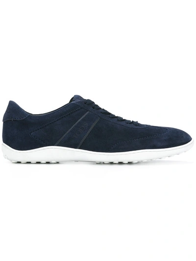 Tod's Lace Up Trainers - Blue