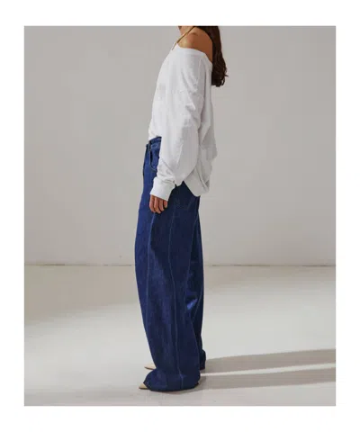 Darkpark Belt Loop Jeans In Blue