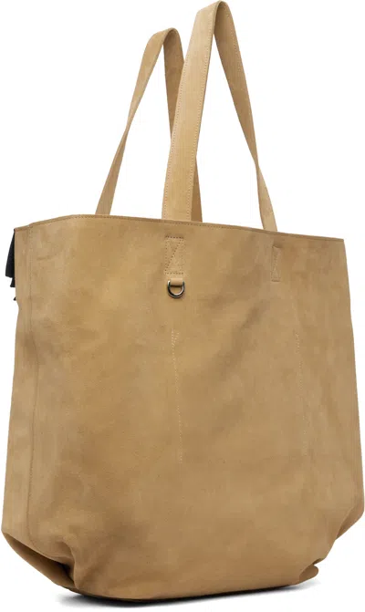 Stefan Cooke Leather Patchwork Handbag In Brown