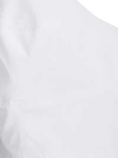 Rohe Optical White Peplum Bustier In White