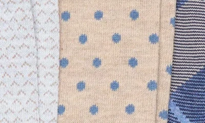 Original Penguin Pico Pattern Assorted 3-pack Crew Socks In Multi