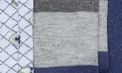 Original Penguin Kerwin Medallion Assorted 3-pack Crew Socks In Multi