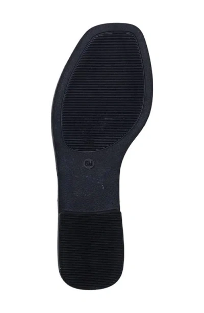 Bebe Python Embossed Thong Sandal In Brown