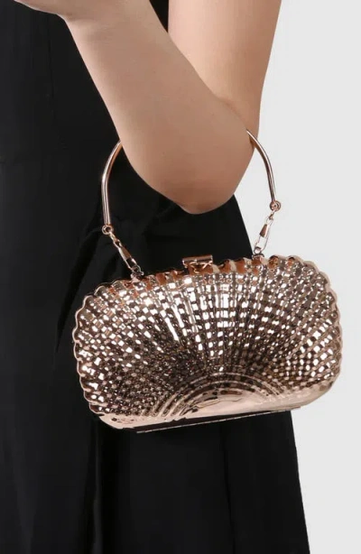 Berness Shell Clutch In Pink