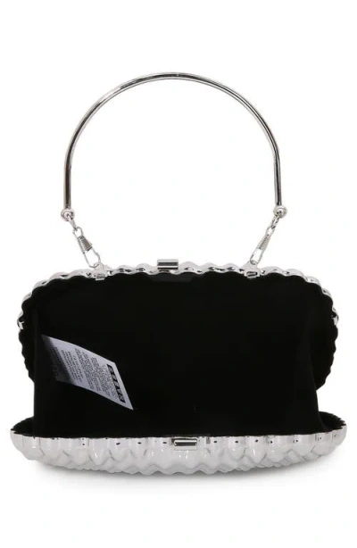 Berness Shell Clutch In Silver