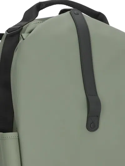 Rains Clip Front Backpack In Green