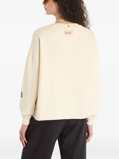 Desigual X Mickey And Minnie Mouse Graphic-print Sweatshirt In Neutral