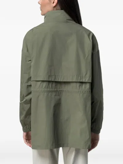 K-way Aubeline Memory Touch Jacket In Green