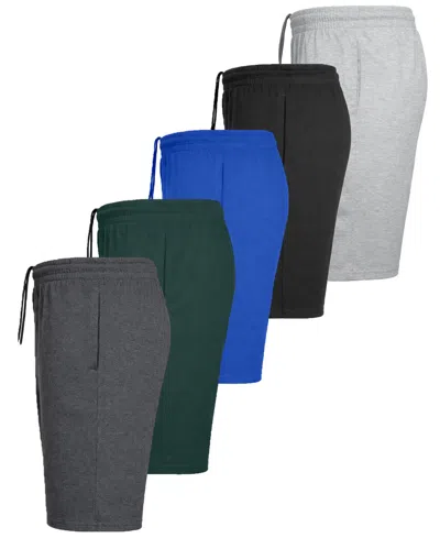 Blue Ice Men's 8.5" Regular-fit Shorts, 5-pack In Multi