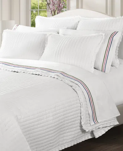 Piper & Wright Savannah Solid 3-pc. Quilt Set, Full/queen In White