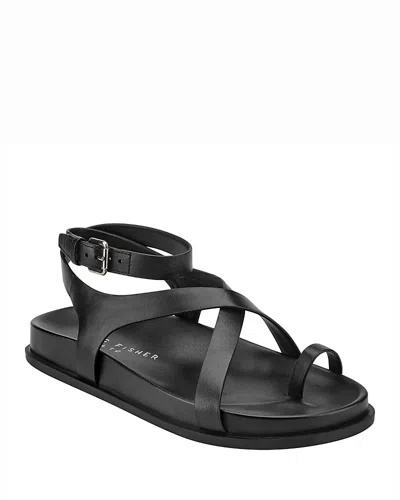 Marc Fisher Ltd Bevy Ankle Strap Sandal In Black